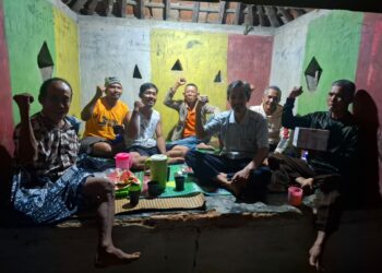 Eko Dwi Wardoyo kepala kampung Tri Tunggal jaya Dukung penuh kegiatan pos kamling