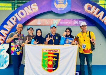 Lampung Kembali Raih Medali Perunggu dari Cabang Renang di Pornas Korpri XVII 2025