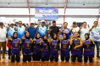 Tampil Gemilang, Tim Voli Putri Lampung Persembahkan Medali Perak di Ajang Pornas Korpri XVII Palembang