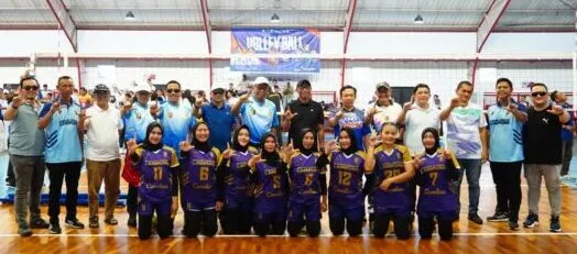 Tampil Gemilang, Tim Voli Putri Lampung Persembahkan Medali Perak di Ajang Pornas Korpri XVII Palembang