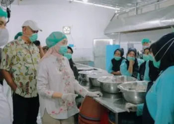 Wagub Jihan Nurlela Tinjau Dapur SPPG dan Penyaluran Program Makan Bergizi Gratis di Kota Metro