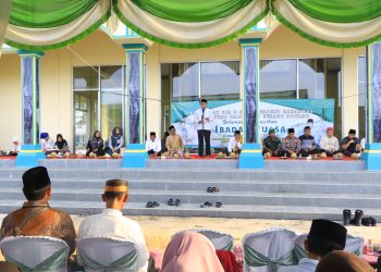 Sekda Tulang  Bawang Pimpin  Safari Ramadhan di  Rawajitu Selatan,  Perkuat Silaturahmi  dan Kepedulian  Sosial