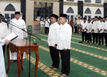 Bupati Egi Lantik Ketua Baznas Lampung Selatan