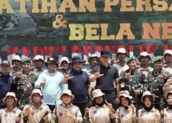 100 Pelajar Digembleng Bela Negara, Bupati Egi: Karakter Tak Bisa Digantikan AI