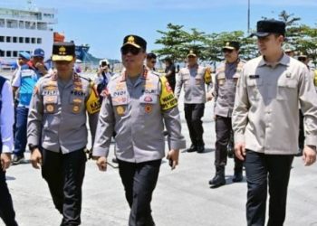 Bupati Egi Dampingi Wakapolri Dedi Prasetyo Tinjau Arus Mudik Bakauheni, Pastikan Pemudik Aman dan Nyaman