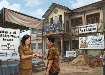 Proyek Revitalisasi Rp 1,6 Miliar SMAN 2 Blambangan Umpu Diduga Sarat Konflik Kepentingan dan Penyimpangan BOSP 2024-2025