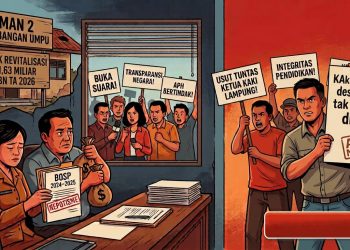 Terkait Revitalisasi dan BOSP SMAN 2 Blambangan Umpu, KAKI Lampung Desak APH Tak Tinggal Diam!