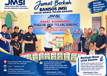 Warga hadiri Jum’at Berkah JMSI Tulangbawang ke-6