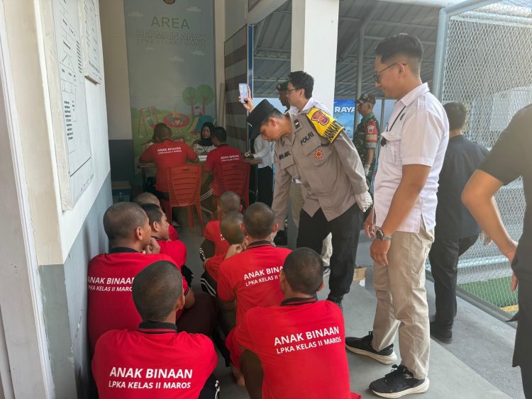 LPKA Maros Gelar Sidak Gabungan, Gandeng Polres, TNI, dan Balai Rehabilitasi BNN Baddoka Makassar